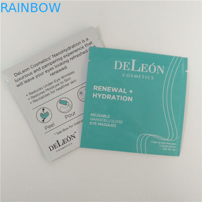 Farbenreiches Drucken steht oben Reißverschluss-Beutels-das wiederverwendbare Augen-Masken-Verpacken