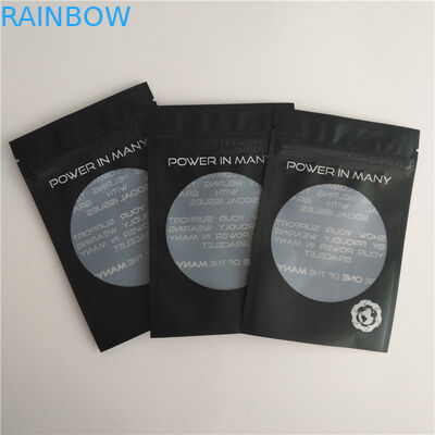 Glatter Heißsiegel-Verpackentaschen-kundenspezifische Logo-Zipverschluss-Taschen-Ohrring-Armband-Beutel