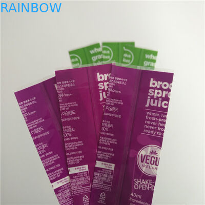 Farbenreicher Druckpsychiaters-Ärmel beschriftet Nahrungsmittelgrad Plastik für Flasche