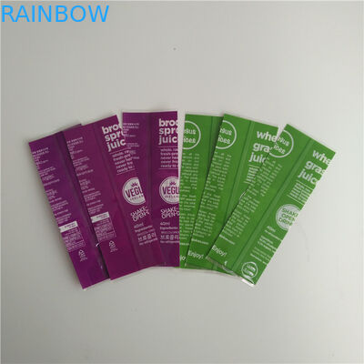 Farbenreicher Druckpsychiaters-Ärmel beschriftet Nahrungsmittelgrad Plastik für Flasche