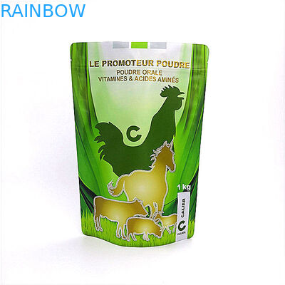 Feuchtigkeitsfeste Plastikbeutel, die Futter-Taschen-Griff-Dichtungs-Aluminiumfolie Doypack verpacken