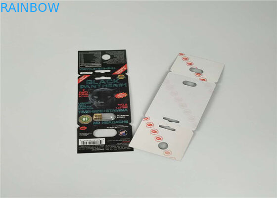 Zustimmung ganz eigenhändig geschriebe des Effekt-3D Blasen-Karten-Verpackengoldnashorn-Behälter-der Kugel-SGS/FDA