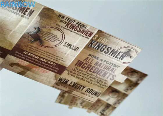 Pillen, die lentikularen Verpackennashorn-kundenspezifischen Druckpapier-Kasten der karten-3d verpacken