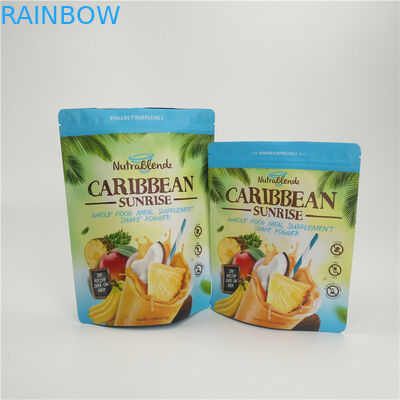 Trockenfrüchte-Imbiss-Taschen-Verpackenreißverschluss-Gewohnheit Druckaluminiumfolie wasserdicht