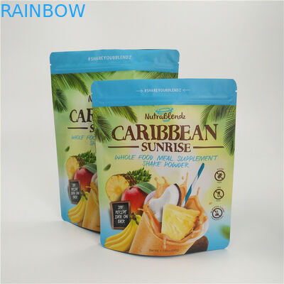 Gravüren-Drucken steht oben Taschen mit Reißverschluss, Milchpulver-Aluminiumfolie-Beutel mit Reißverschluss