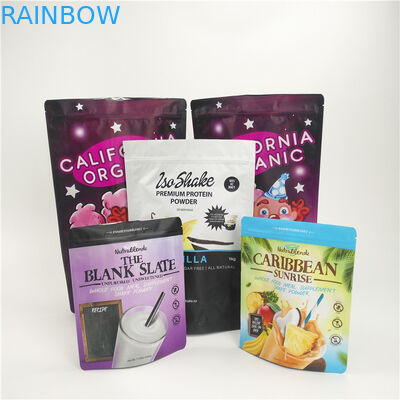 Gewohnheit druckte Snack-Food-Verpackentaschen-Aluminiumfolie-Milchpulver-Satz mit Reißverschluss