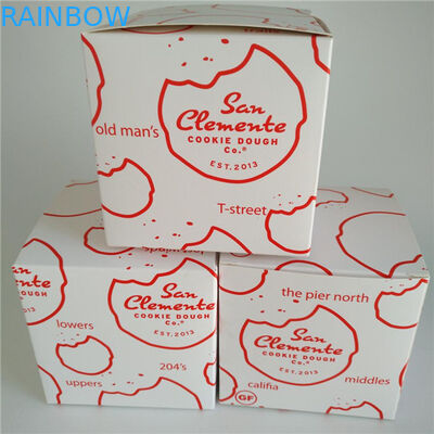 Kleiner leerer kosmetischer Papierkräuterweihrauch, der mit HAUSTIER Fenster-Hologramm-Kasten verpackt