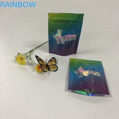 Der doppelte Reißverschluss-Folien-Beutel, der Plastik Runtz verpackt, sackt Plastik für Verpackenplätzchen ein