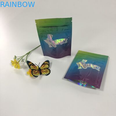 Der doppelte Reißverschluss-Folien-Beutel, der Plastik Runtz verpackt, sackt Plastik für Verpackenplätzchen ein