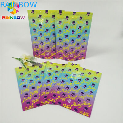 Plätzchen-Geruch-Beweis Runtz-Tasche mit Reißverschlussstehen oben Beutel-Kinderbeständiges Gravüren-Drucken