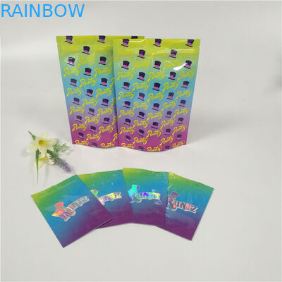 Unkraut-Folien-Beutel-beschriften Verpackentaschen-kundenspezifische Witze Runtz Plastik oben Pakete dauerhaft