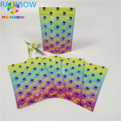 Folien-Beutel-Verpackengeruch-Beweis-Unkraut-Verpackentaschen-glatte Oberfläche der Gewohnheits-1oz 3.5g