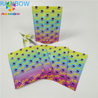 Folien-Beutel-Verpackengeruch-Beweis-Unkraut-Verpackentaschen-glatte Oberfläche der Gewohnheits-1oz 3.5g