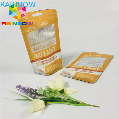 Imbiss-Nuts Plastikbeutel, die Customzied druckt klares Fenster mit wiederversiegelbarem Reißverschluss verpacken