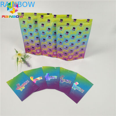 Riechen Sie den Beweis-Folien-Beutel, der Runtz-Taschen-Plätzchen/Pille/gummiartige Bärn-Anwendung verpackt