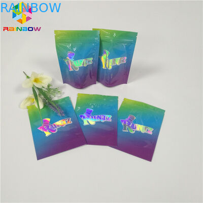 Plätzchen-Folien-Beutel-Verpackengewohnheit druckte Plastikzipverschluss-Taschen-Kinderbeweis