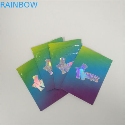 3,5 Gramm stehen oben Plastik Aluminiumfolie, die mit Reißverschluss oben Beutel-Zylindertiefdruck-Drucken stehen