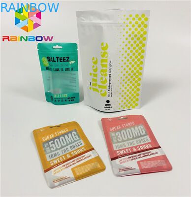 Feuchtigkeits-Sperren-Aluminiumfolie stehen oben Beutels-Kaffeebohne-Reißverschluss-Plastik