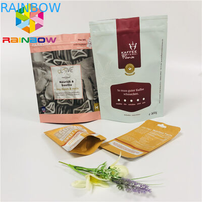 Das Mattteebeutel-Verpacken steht oben Aluminiumfolie-Tasche mit Reißverschluss/zerreißender Kerbe