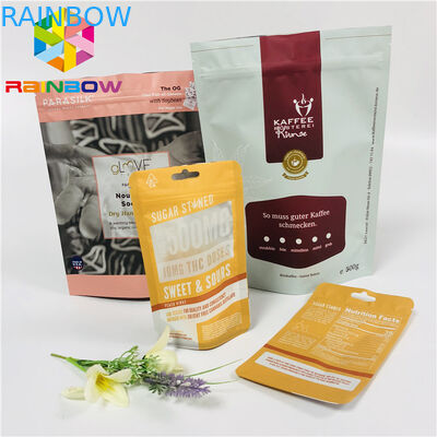 Das Mattteebeutel-Verpacken steht oben Aluminiumfolie-Tasche mit Reißverschluss/zerreißender Kerbe