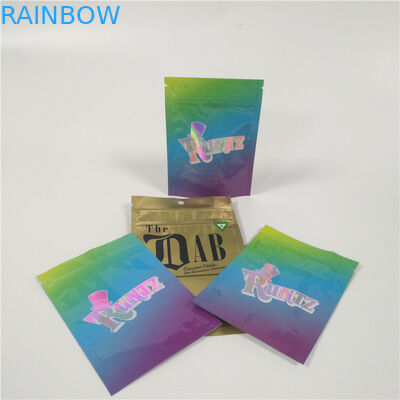 3,5 Gramm Plastikbeutel-Verpacken-stehen oben Unkraut Plastik Runtz-Hanf-Taschen mit Reißverschluss