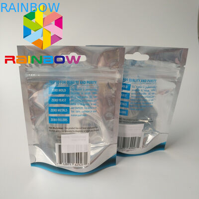 Gewohnheit die verpackende druckte Folien-Tasche, stehen oben Zipverschluss-Beutel für pharmazeutisches Kraton