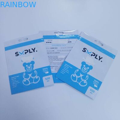 Der Kinderbeständige Kräuterweihrauch, der Cbd verpackt, sackt Folie Gravnre-Drucken für Kapsel ein