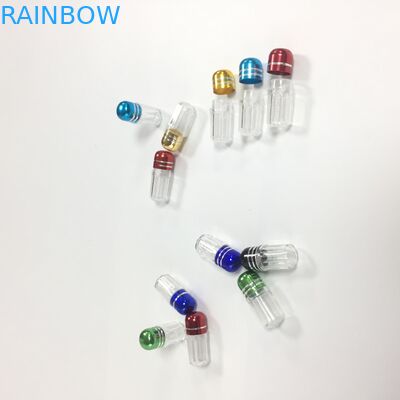 Ergänzungs-Kapsel-Plastiktablettenfläschchen-Behälter pp. materiell mit Metallkappe