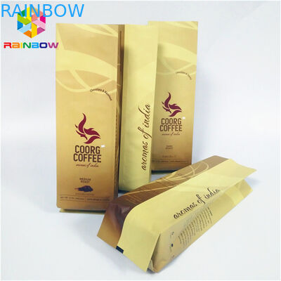 Die gedruckte Gewohnheit stehen oben Reißverschluss-Beutels-Feuchtigkeits-Sperren-Seiten-Keil-flache Unterseite