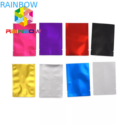 Wiederversiegelbare Plastikbeutel, die drei Seitendichtung kleine Plastik für Kräuter/Plätzchen verpacken