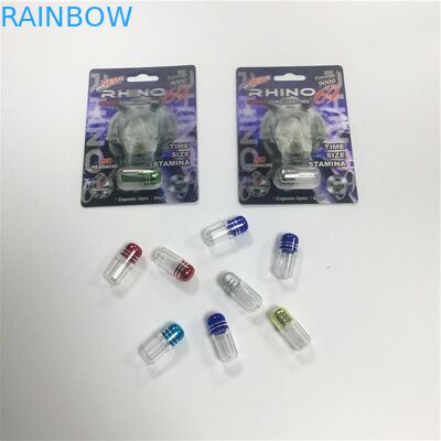 Pillen-Kapsel-Kugel-Form-Behälter Minides plastik-PS-Flaschen-Blisterpackungs-Verpackennashorn-69