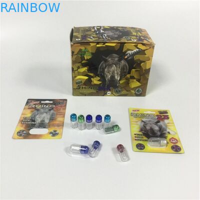 Pillen-Kapsel-Kugel-Form-Behälter Minides plastik-PS-Flaschen-Blisterpackungs-Verpackennashorn-69