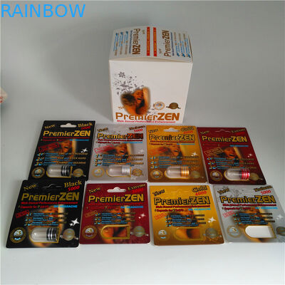 Leistungs-Verbesserungs-Pillen-Blasen-verpackender Papierkasten Premier-ZEN männliche sexuelle