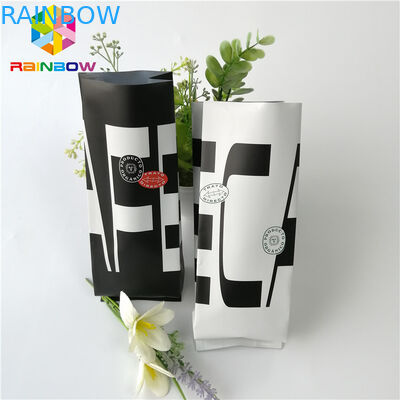 Wiederversiegelbare Aluminiumfolie stehen oben Seiten-Keil-Braten-Kaffee-Teebeutel des Beutel-12oz 16oz