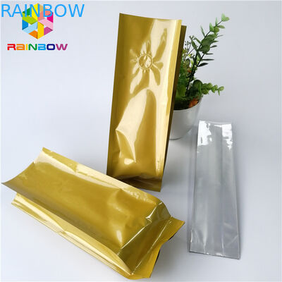 Wiederversiegelbare Aluminiumfolie stehen oben Seiten-Keil-Braten-Kaffee-Teebeutel des Beutel-12oz 16oz