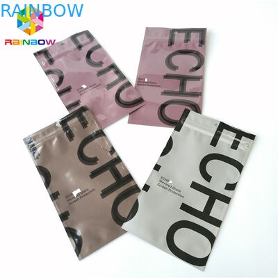 Aluminiumfolie-Verpackung mit Reißverschluss sackt drei mit Seiten versehenen Siegelleeren Tee-Plastikbeutel ein