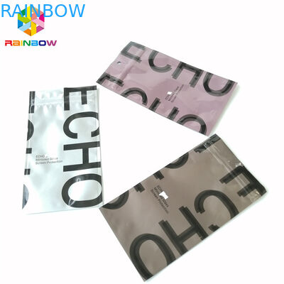 Aluminiumfolie-Verpackung mit Reißverschluss sackt drei mit Seiten versehenen Siegelleeren Tee-Plastikbeutel ein