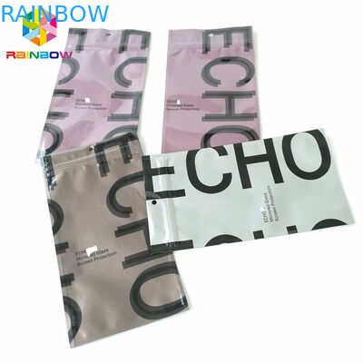 Aluminiumfolie-Verpackung mit Reißverschluss sackt drei mit Seiten versehenen Siegelleeren Tee-Plastikbeutel ein