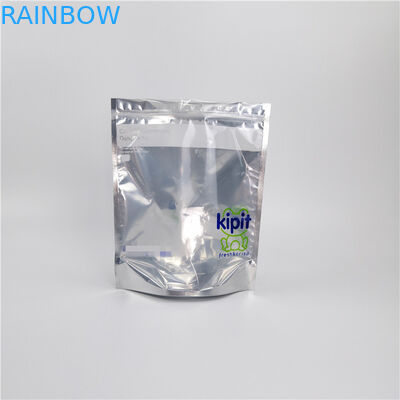 Laser-Film-kosmetische Verpackentasche stehen oben das Beutel kundengebundene Logo, das langlebiges Gut druckt