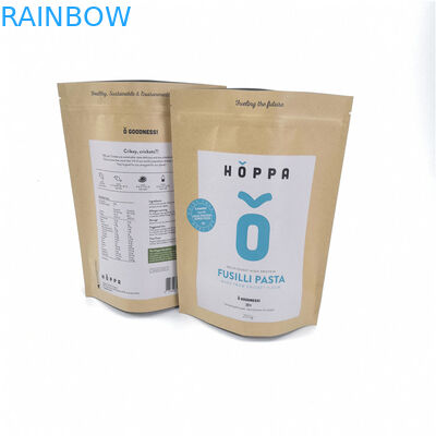 Recyclebares Kraftpapier kundengebundenes Papiertüte-Eigenmarken-langlebiges Gut für Verpackennahrungsmittel