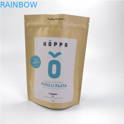 Recyclebares Kraftpapier kundengebundenes Papiertüte-Eigenmarken-langlebiges Gut für Verpackennahrungsmittel