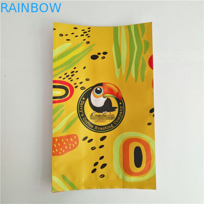 Vier Seite Siegelfolien-Beutel, der Plastikinstantkaffee-Energie-Kissen-Tee-Paket verpackt