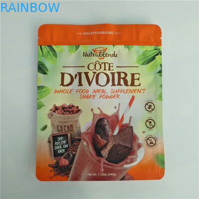 Heißsiegel-Plastikbeutel, die Röstkaffee-Bean-Pulver-Taschen mit Reißverschluss verpacken