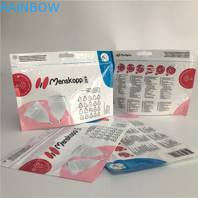 Die glatten Mikrowellen-Dampf-Unterseiten-Keil-Taschen stehen oben Plastiksterilisator-Retorten-Beutel