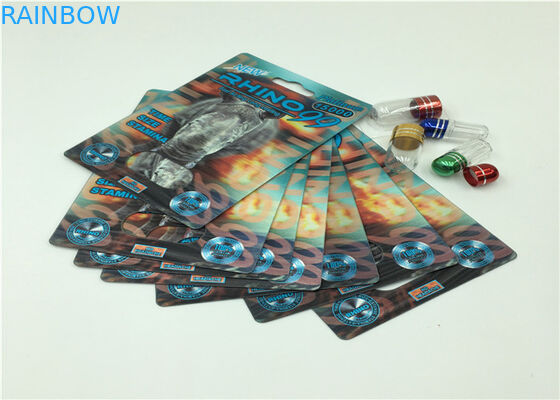 Dauerhafte Papierkarte, die für Manneserhöhende natürliche Leistungs-Sex-Pillen verpackt