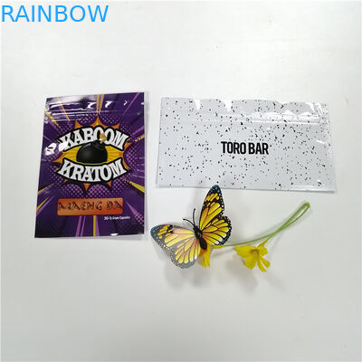 Der Geruch-Beweis-Folien-Beutel, der Plastik-Zipverschluss-Taschen verpackt, stehen oben Beutel-kundenspezifischen Druck