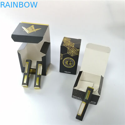 Kinderbeweis-Geschenkbox, die farbige faltende Papiere-Zigaretten-Rauch-Öl-Druckflasche verpackt