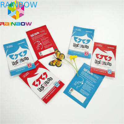 Plastik-flache Paket-Aluminiumfolie-Taschen Plastik lamellierten Gesichtsmasken-Beutel mit Riss-Kerbe