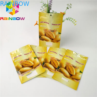250g 500g trocknet den Frucht-Folien-Beutel, der kundenspezifische Folie verpackt, gezeichneter, den unterer Keil sich bauscht oben stehen