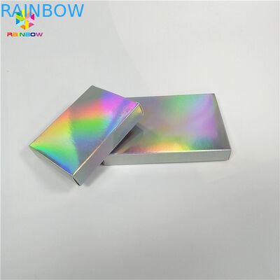 Kundengebundener Druckfunkeln-Papierkasten, der kosmetischen ganz eigenhändig geschrieben Laser für Geschenk verpackt